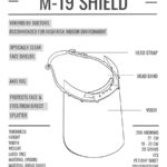 M-19 Replaceable Transparent Visors Only [Pack of 10]